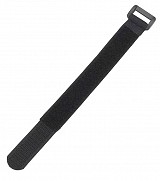 POWERTECH ιμάντας τύπου velcro TIES-026, 45x2cm, μαύρος, 10τμχ TIES-026