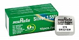 MURATA  Silver Oxide   SR521SW, 1.55V, No379, 10 MR-SR521SW