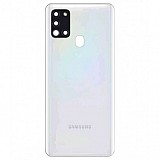 Samsung Galaxy A21S BatteryCover+CameraLens White ORIGINAL