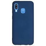 My Colors Liquid Silicon For Samsung A40 Dark Blue