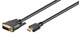 GOOBAY  DVI-D  HDMI 51579, 1m,  51579