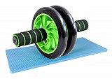 Ρόδα κοιλιακών AB Wheel GYM-0001, μαύρο-πράσινο GYM-0001