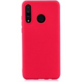 My Colors Liquid Silicon For Huawei P40 Lite E Red