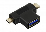 CABLETIME  USB  USB-C & micro USB CT-3IN1-AB, 5Gbps,  5210131038574