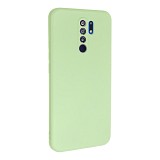 Bodycell Square Liquid Silicon Case Xiaomi Redmi 9/Poco M2 Light Green