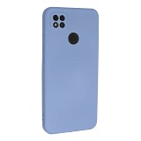 Bodycell Square Liquid Silicon Case Xiaomi Redmi 9C Light Blue