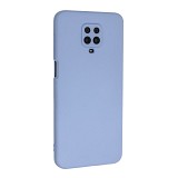 Bodycell Square Liquid Silicon Case Xiaomi Note 9S/9 Pro Light Blue