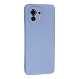 Bodycell Square Liquid Silicon Case Xiaomi Mi 11 Light Blue