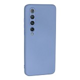 Bodycell Square Liquid Silicon Case Xiaomi Mi 10 5G Light Blue