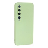 Bodycell Square Liquid Silicon Case Xiaomi Mi 10 5G Light Green