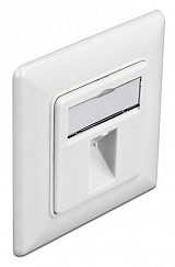 DELOCK Wall Outlet για Keystone 86981, 1 Port 86981