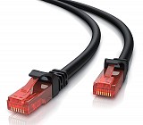 POWERTECH καλώδιο δικτύου CAB-N229, Cat 6 U/UTP, CCA 24AWG, 1m, μαύρο CAB-N229