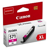 Canon  Inkjet CLI-571M XL Magenta (0333C001) (CANCLI-571MXL)