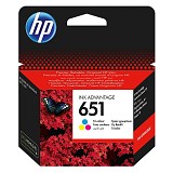 HP  Inkjet No.651 Tri-colour (C2P11AE) (HPC2P11AE)