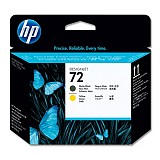 HP   No.72 Matte Black & Yellow (C9384A) (HPC9384A)