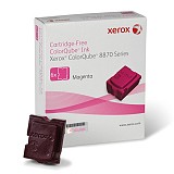 XEROX COLORQUBE 8870 MAGENTA SOLID INK (6pk, 17.3k) (108R00955) (XER108R00955)