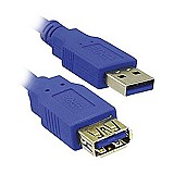  MediaRange USB 3.0 Extension AM/AF 3.0M Blue (MRCS145)