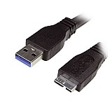  MediaRange USB 3.0 A plug/Micro-USB 3.0 B plug 1.0M Black (MRCS153)