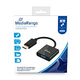  MediaRange SVGA to DisplayPort converter, VGA socket/DP plug, 15cm, black (MRCS173)