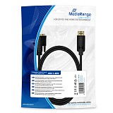  MediaRange DisplayPort to DVI connection, gold-plated contacts, DP plug /DVI-D plug (24+1 Pin), 2.0m, black (MRCS199)