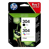 HP  Inkjet No.304 2-Pack (3JB05AE) (HP3JB05AE)