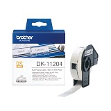 Brother DK-11204 Label Roll ? Black on White, 17mm x 54mm (DK11204) (BRODK11204)