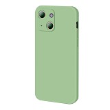 Bodycell Square Liquid Silicon Case iPhone 13  Light Green