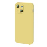 Bodycell Square Liquid Silicon Case iPhone 13  Yellow