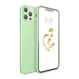 Bodycell Square Liquid Silicon Case iPhone 13 Pro  Light Green