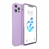 Bodycell Square Liquid Silicon Case iPhone 13 Pro Max Light Violet