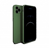 Bodycell Square Liquid Silicon Case iPhone 11 Pro Max Dark Green