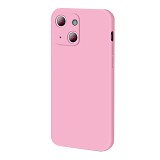 Bodycell Square Liquid Silicon Case iPhone 13 mini Pink