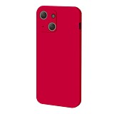 Bodycell Square Liquid Silicon Case iPhone 13 mini Red