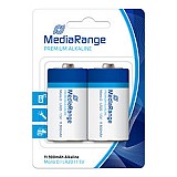 MediaRange Premium Alkaline Batteries Mono D|LR20|1.5V Pack 2  (MRBAT109)