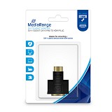 MediaRange DVI to HDMI adapter, gold-plated, DVI-I socket (24+5 Pin)/HDMI plug, black (MRCS171)