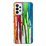  TPU inos Samsung A235F Galaxy A23 4G Art Theme Vertical Watercolor