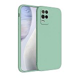 Bodycell Square Liquid Silicon Case Realme 8 5G Light Green