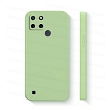 Bodycell Square Liquid Silicon Case Realme C21y/C25y Light Green