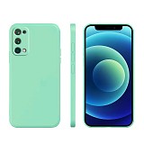 Bodycell Square Liquid Silicon Case Realme X7 5G/Q2 Pro 5G Light Green