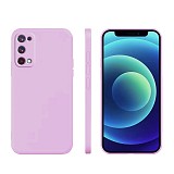 Bodycell Square Liquid Silicon Case Realme X7 5G/Q2 Pro 5G Light Violet