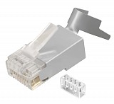 POWERTECH βύσμα RJ45 Cat 6a CAB-N286, copper, open type, 1.2mm, 10τμχ CAB-N286