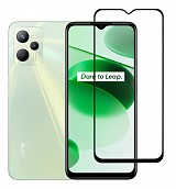 POWERTECH tempered glass 5D TGC-0579, Realme C35, full glue, μαύρο TGC-0579