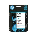 HP  Inkjet 305 2-Pack Black/Color (6ZD17AE) (HP6ZD17AE)