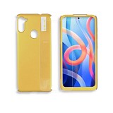 360 Full Cover & Temp.Glass Samsung A11/M11 Gold