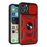 Bodycell Armor Slide Cover Case iPhone 11 Pro Max Red