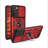 Bodycell Armor Slide Cover Case Samsung S21 Plus Red
