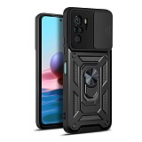 Bodycell Armor Slide Cover Case Xiaomi Note 10 4G/10s/Poco M5s Black