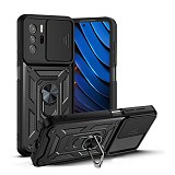 Bodycell Armor Slide Cover Case Xiaomi Poco X3 GT Black