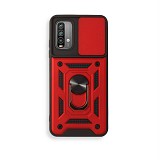 Bodycell Armor Slide Cover Case Xiaomi Poco M3/Note 9 4G Red