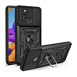 Bodycell Armor Slide Cover Case Samsung A21s Black